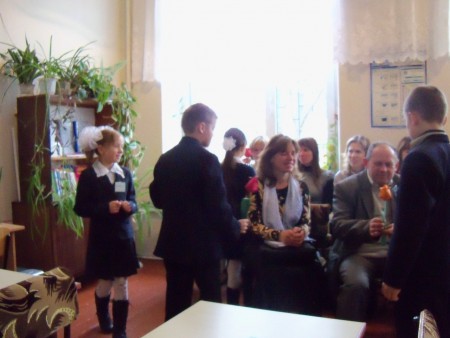 МО вчителів інформатики на базі нашої школи, урок у 4 класі